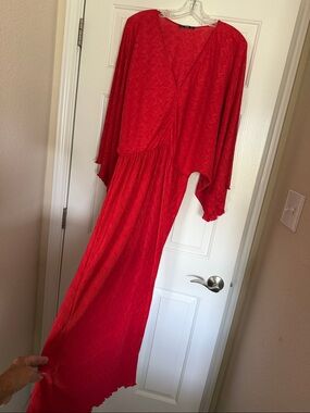 Zara Red Cocktail Dress . NEW cond. large Maxi
